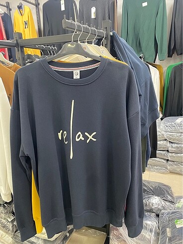 Baskılı oversize sweatshirt