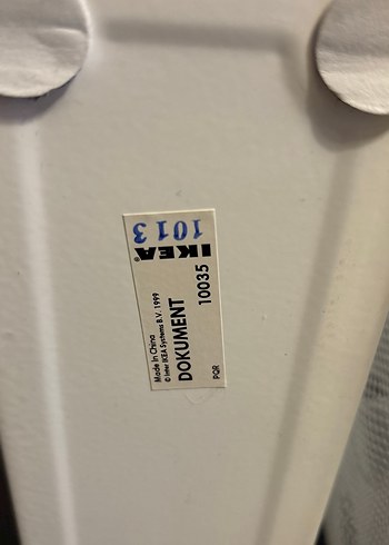  Beden Beyaz Gri Metal Dosya Düzenleyici 3'lü. Ikea .