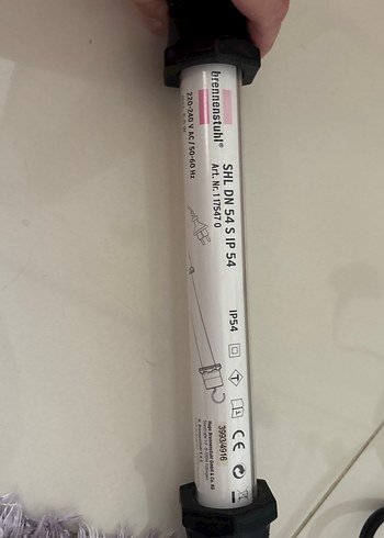 Ikea Uzun Beyaz LED Çalışma Lambası.