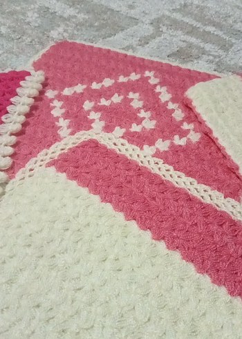 Pembe ve krem renkli banyo süngeri seti - Görsel 3