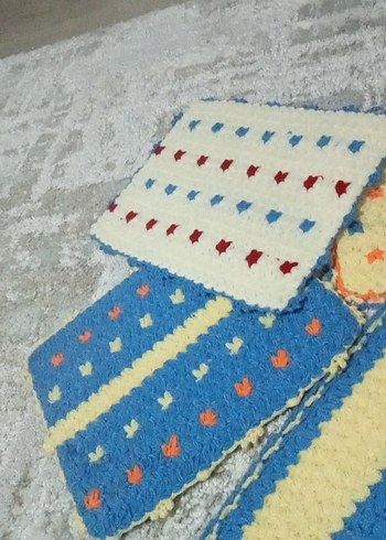 Renkli El Örgüsü Banyo Süngerleri - Görsel 3