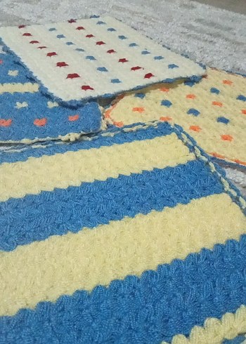 Renkli El Örgüsü Banyo Süngerleri - Görsel 2