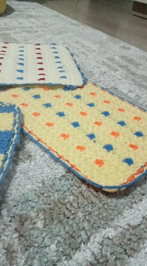 Renkli El Örgüsü Banyo Süngerleri - Görsel 4