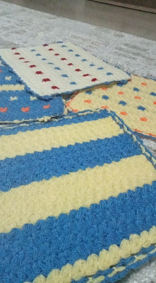 Renkli El Örgüsü Banyo Süngerleri - Görsel 2