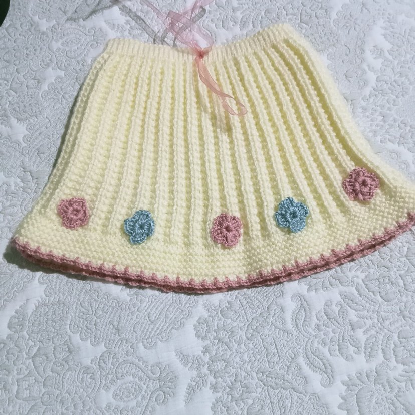 el örgüsü kız çocuk etek - Görsel 2