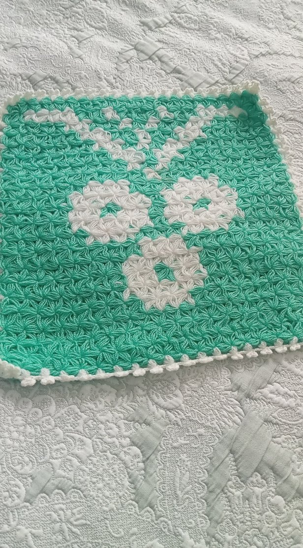 Yeşil renkli örgü banyo süngeri - Görsel 2