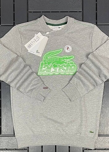 s Beden gri Renk LACOSTE marka Sweatshirt