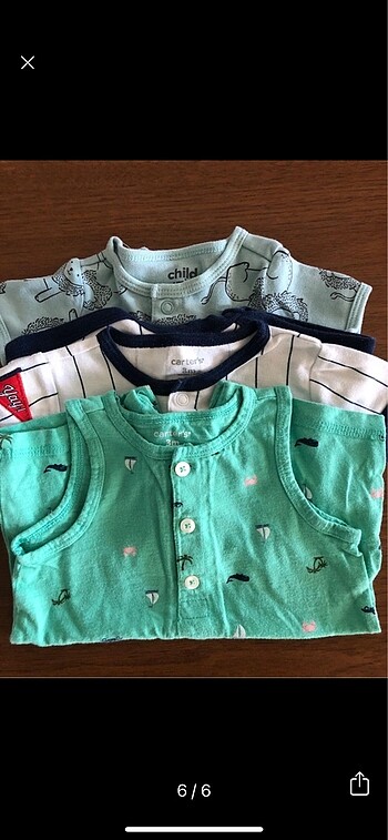 Carters Çok Renkli 1-3 ay/56-62 Carter's Tulum