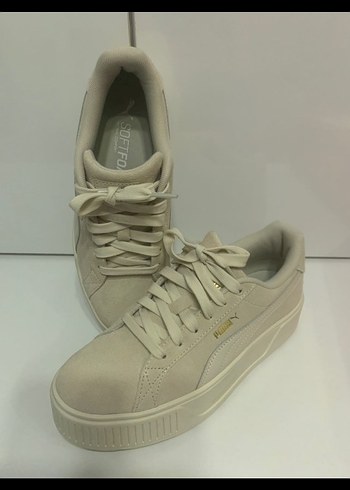 Puma Bej Kadın Platform Spor Ayakkabı