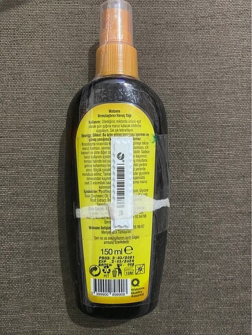 Diğer Watsons bronzlaştırıcı havuç yağı ???? 150 ml