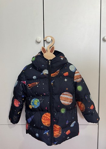 Uzay Desenli Erkek Çocuk Mont - Görsel 2