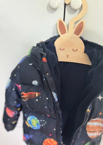 Uzay Desenli Erkek Çocuk Mont - Görsel 3