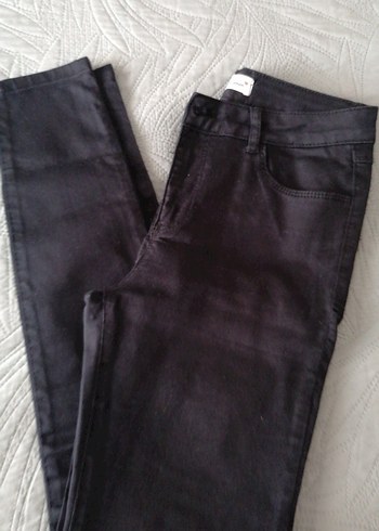 Koton S Siyah Dar Kesim Jean Pantolon