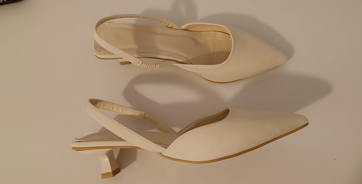 Bej Minimalist Stiletto Topuklu Kadın Ayakkabı - Görsel 4