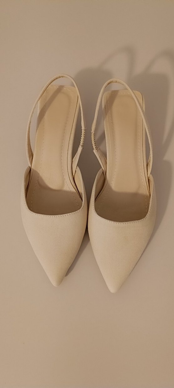 Bej Minimalist Stiletto Topuklu Kadın Ayakkabı - Görsel 2