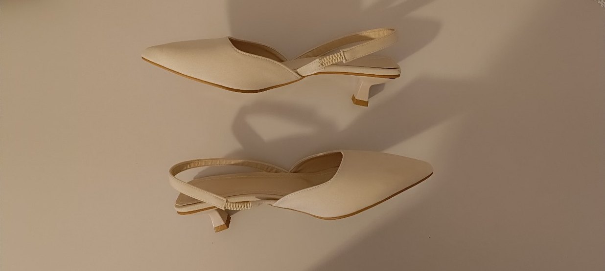 Bej Minimalist Stiletto Topuklu Kadın Ayakkabı - Görsel 3