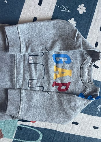 18-24 Ay Beden Gri Erkek Çocuk Sweatshirt