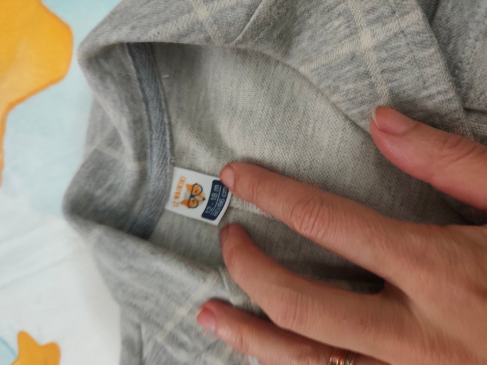 Düğmeli Gri Erkek Çocuk Ceket - Görsel 2