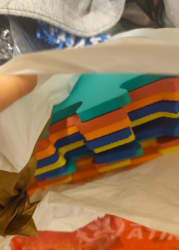 Renkli Plastik Bebek Oyun Matı- 20 tane - Görsel 2