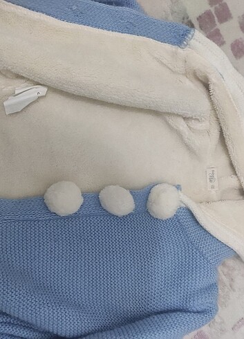 İçi peluş bebek ceket - Görsel 3