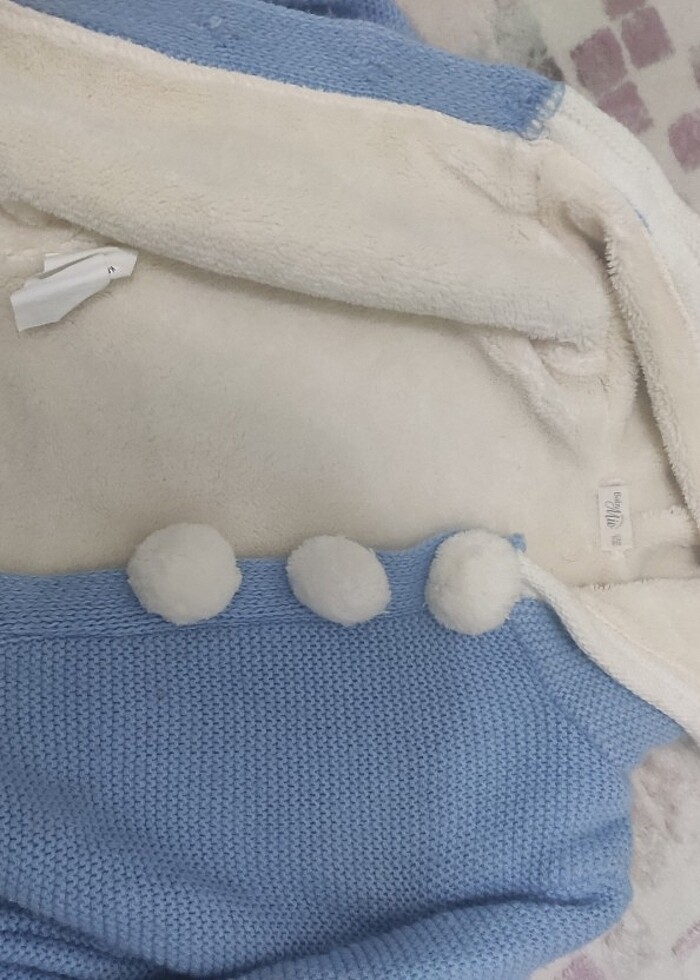 İçi peluş bebek ceket - Görsel 3