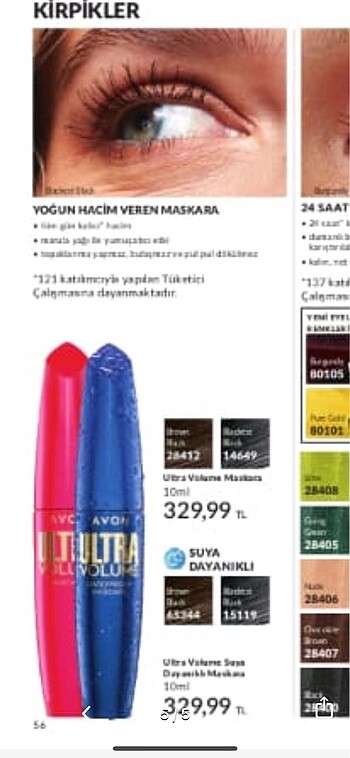 Avon Avon sıfır maskara