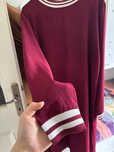 xxl Beden bordo Renk Yazlık tunik