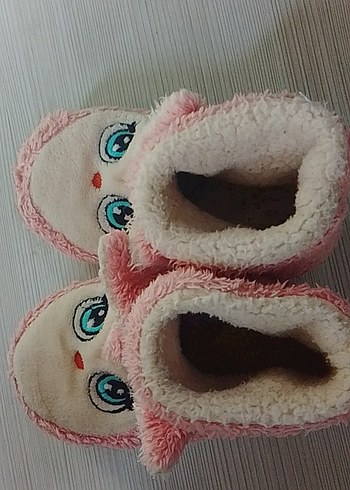 Kızlar için Pembe Peluş Ev botu 29-30 numara - Görsel 3