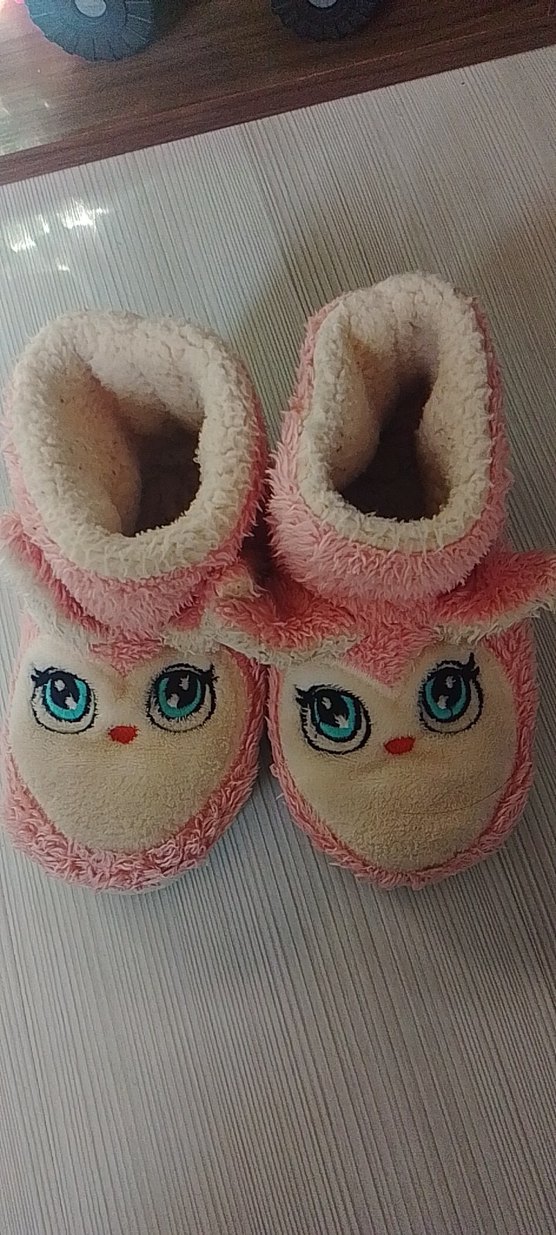 Kızlar için Pembe Peluş Ev botu 29-30 numara - Görsel 4