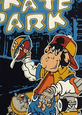 Mavi Baskılı Erkek Sweatshirt - Görsel 2