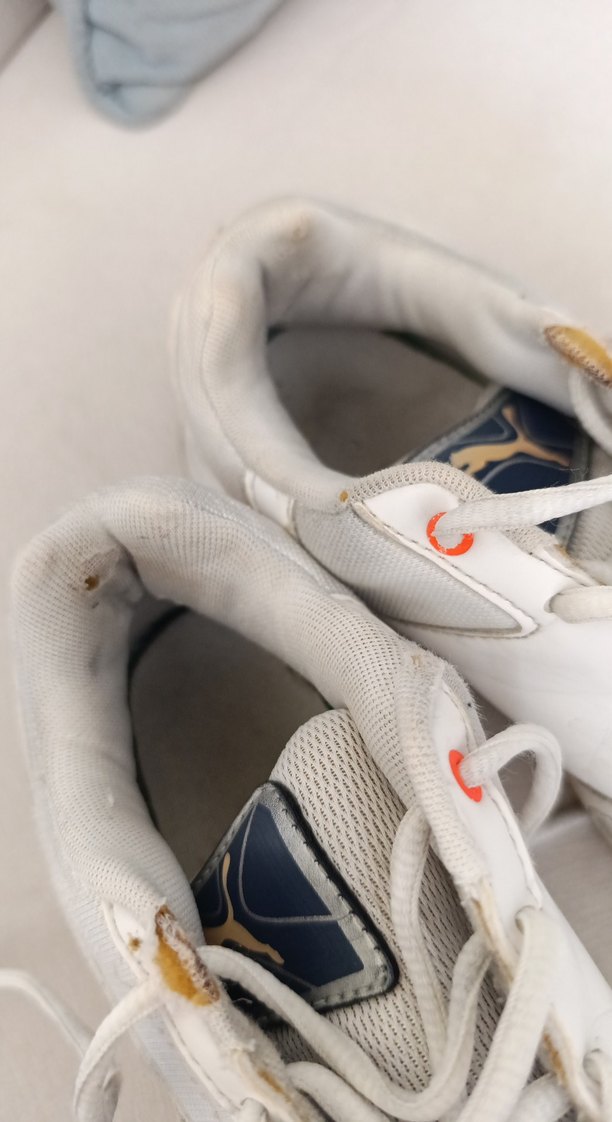 Beyaz Gri Spor Ayakkabı Puma marka orjinal - Görsel 4