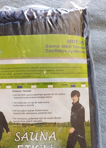 Termal sauna eşofman takımı - Görsel 2