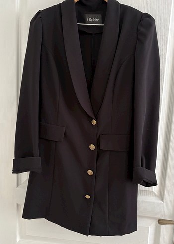 Zara Sikligin Simgesi Siyah Oversize Blazer Ceket