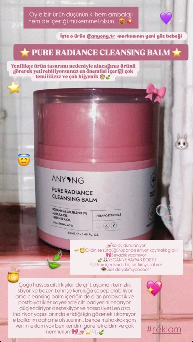 Anyong Pure Radiance Temizleyici Balm - Görsel 3
