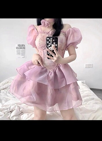 Lolita Mini prenses elbise 