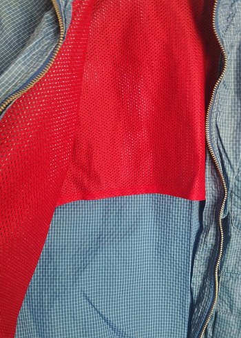 Çocuk Mavi Fermuarlı Yağmurluk - Görsel 4