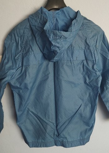 Çocuk Mavi Fermuarlı Yağmurluk - Görsel 5