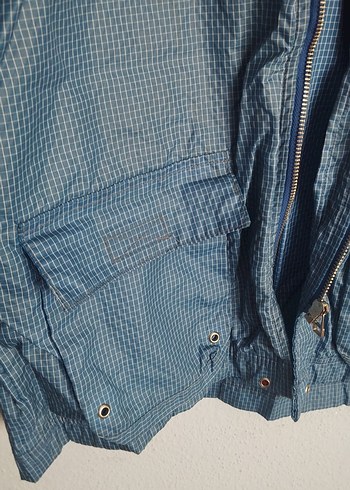 Çocuk Mavi Fermuarlı Yağmurluk - Görsel 3