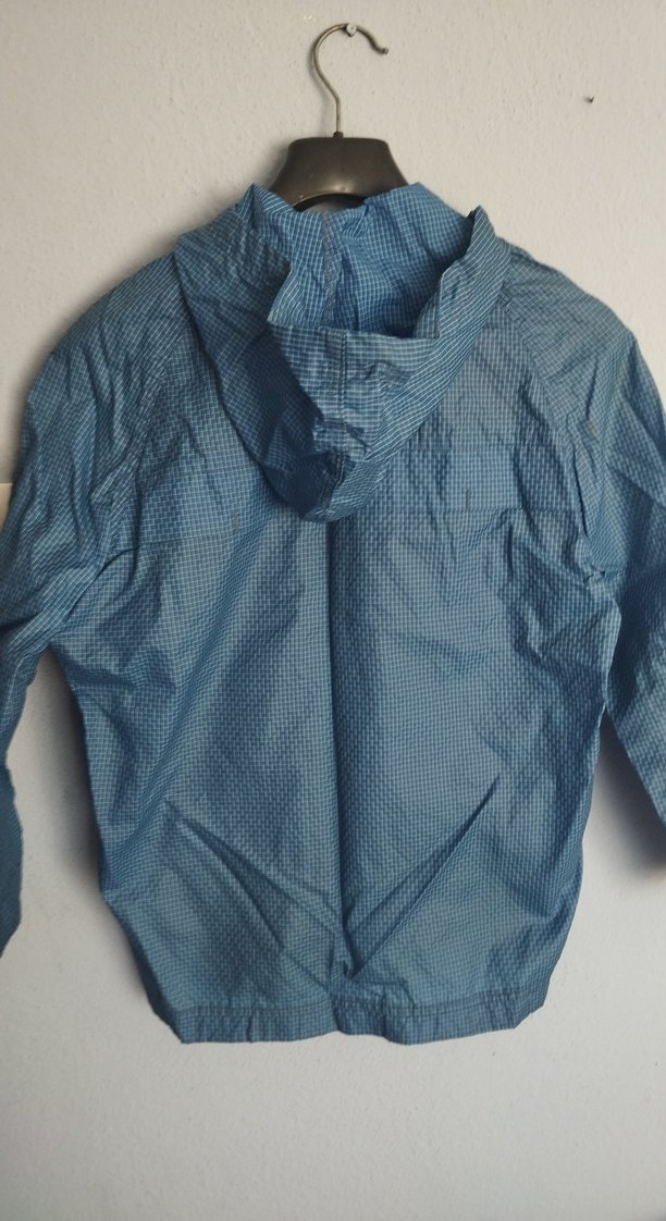 Çocuk Mavi  Fermuarlı Yağmurluk - Görsel 5