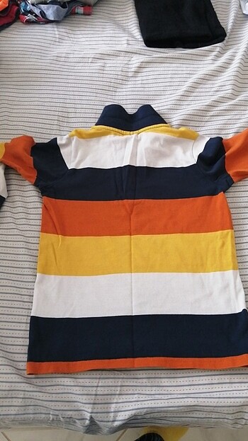 8 Yaş Beden çeşitli Renk Polo yaka sweat Shirt 