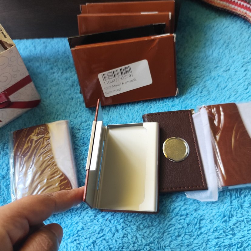 Kahverengi Erkek Cüzdanı, Baskılı Desenli - Görsel 2