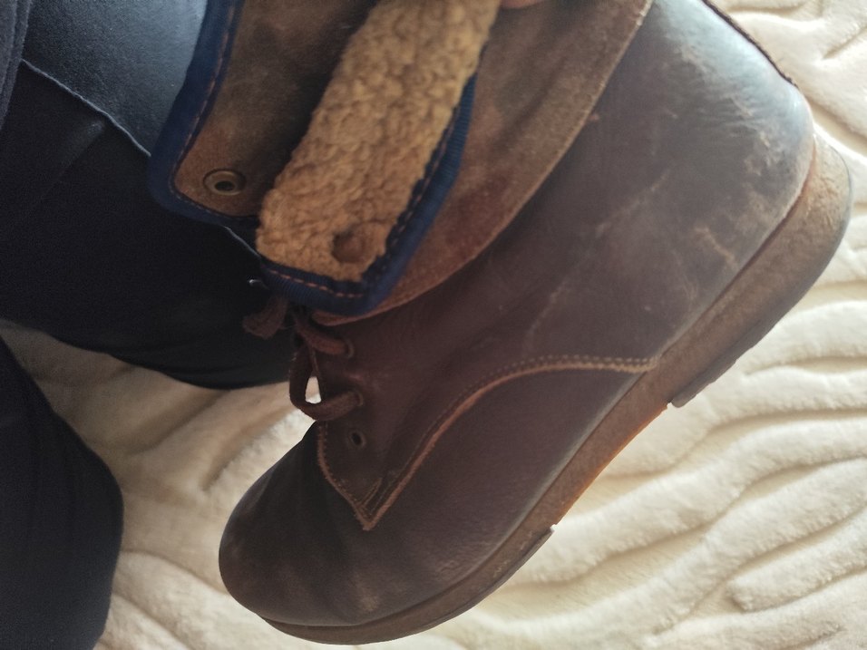 Kahverengi Tokalı Erkek Botları boyanak birtek sorunu yok - Görsel 3