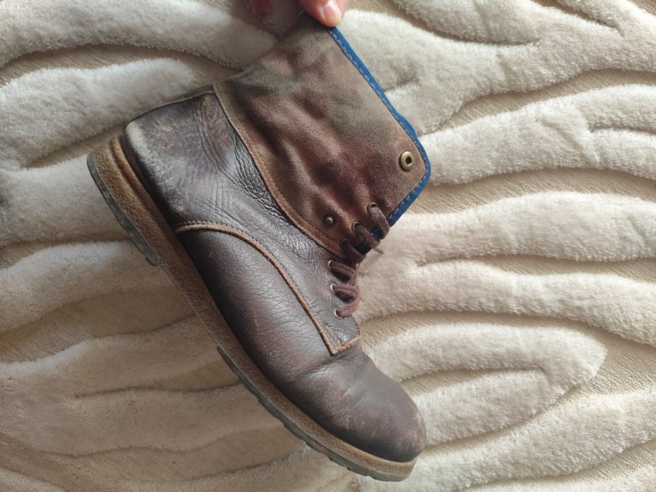 Kahverengi Tokalı Erkek Botları boyanak birtek sorunu yok - Görsel 2