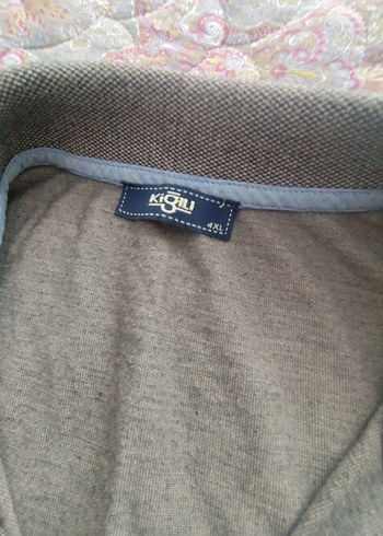 Gri Keten Erkek Polo Tişört - Görsel 2