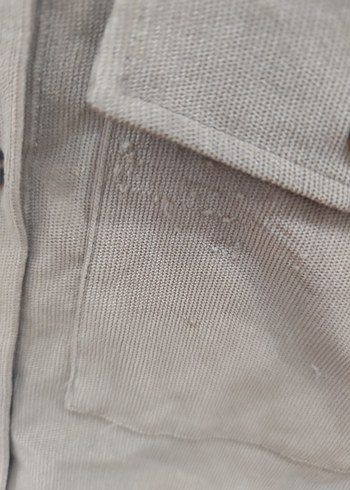 Bej Erkek Süet Polo Tişört - Görsel 3