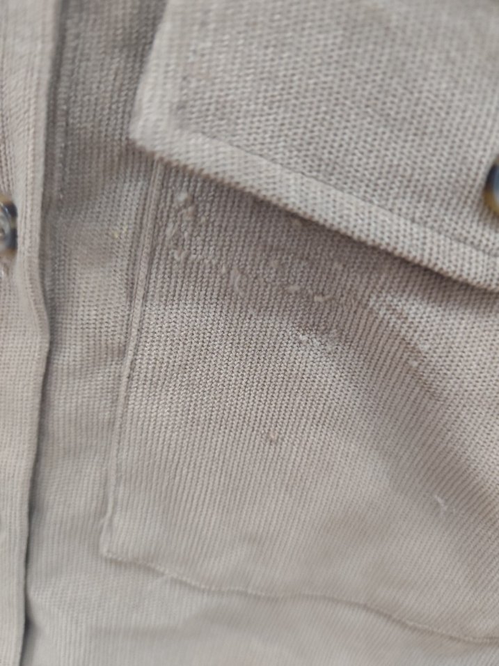 Bej Erkek Süet Polo Tişört - Görsel 3