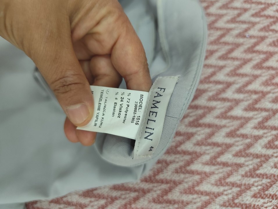 Bej Regular Fit Kadın Kumaş Pantolon - Görsel 2