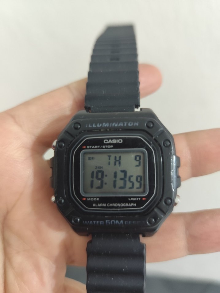 Casio Siyah Dijital Erkek Saat orjinal - Görsel 2