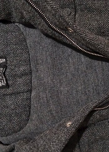 Nebbati Yün Kaşe Kaban - Görsel 5