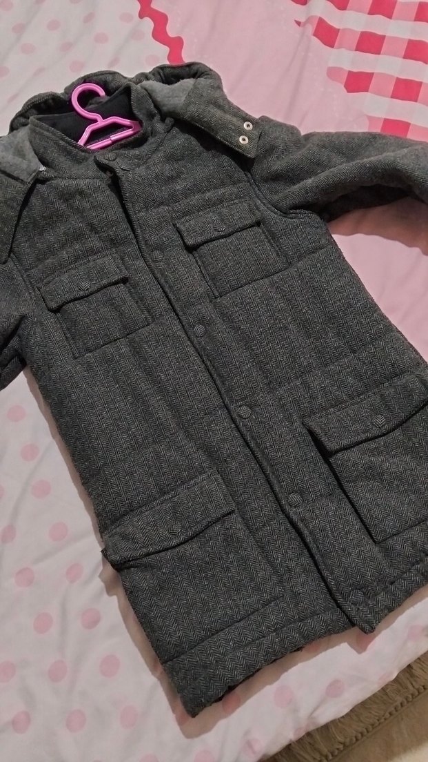 Nebbati Yün Kaşe Kaban - Görsel 4